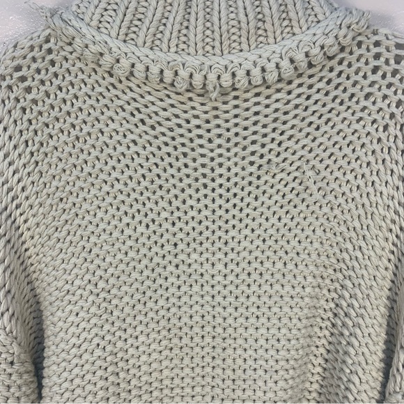 Free People My Only Sunrise Chunky Open Cable Knit Oversized Slouchy Sweater - Picture 16 of 16